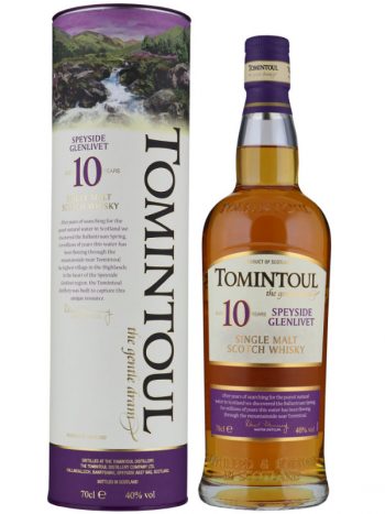 10yo single malt whisky Tomintoul
